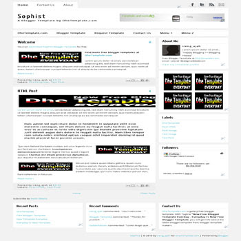 sophist blogger template