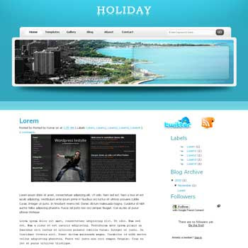 Holiday blogger template. css template to blogger template. 4 column footer blogspot template.