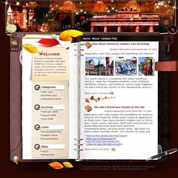 Germany in Your Eyes blogger template. template blog from wordpress. travel blog template