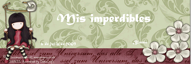 Mis imperdibles