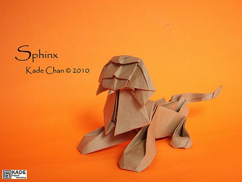 Оригами сфинкса 12