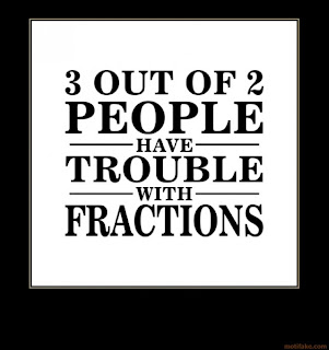 fractions comic demotivational on math fractions