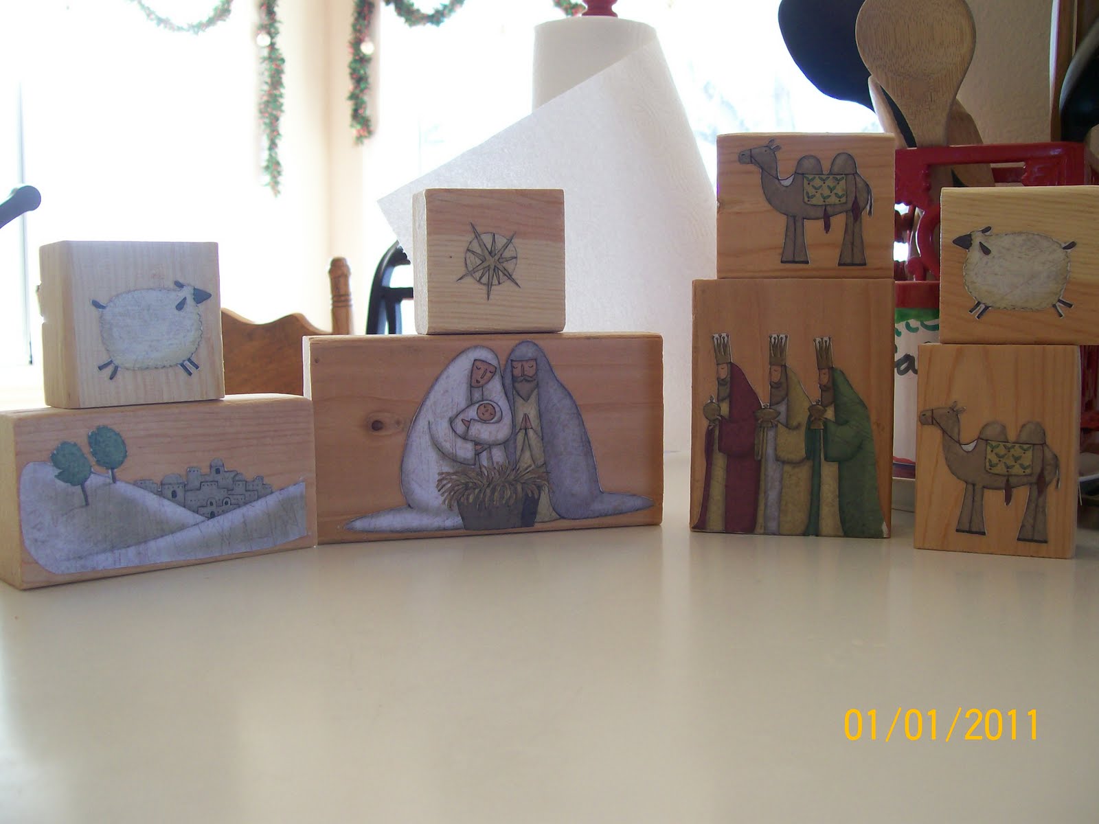 Craft Track Nativity Blocks