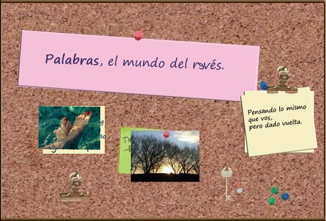 Bienvenido a Palabras, el mundo del revés