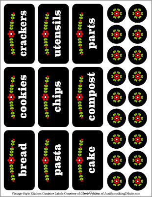 canister labels printables