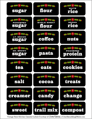 canister labels printables