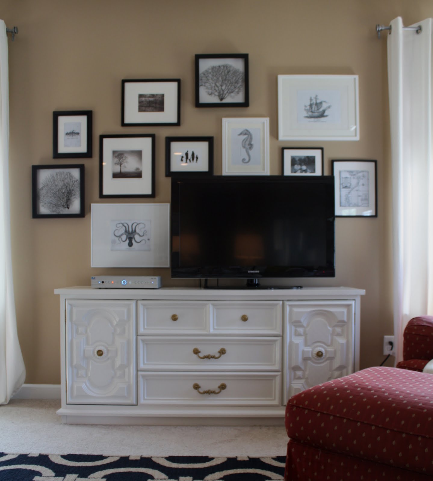 Building a Gallery Wall Around Your TV Emily A. Clark