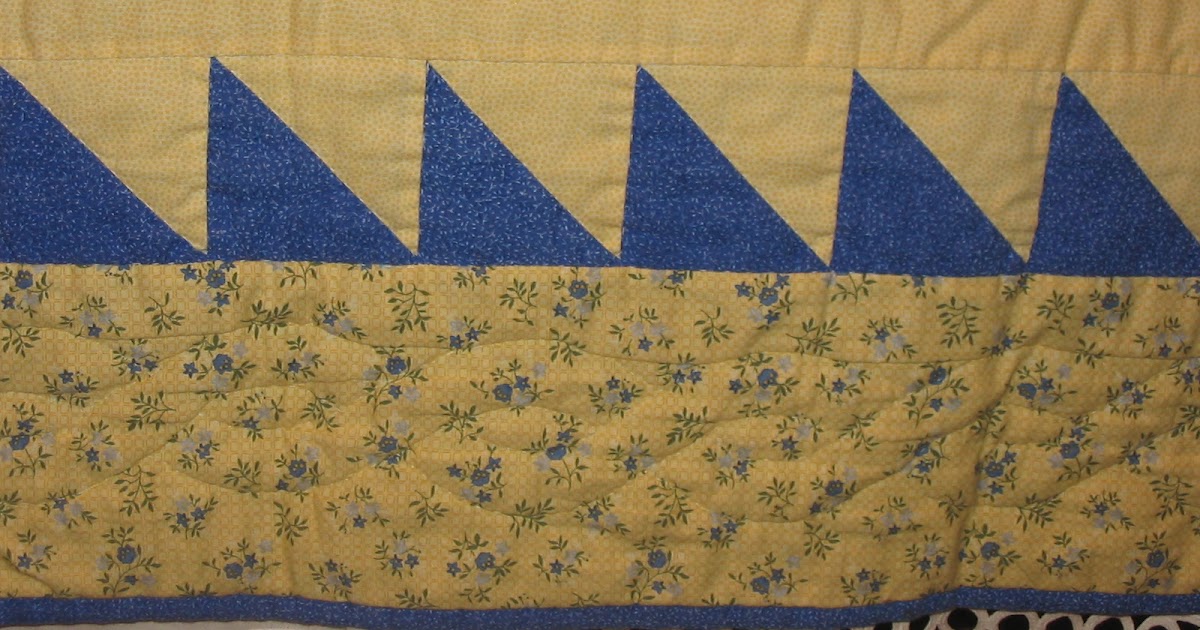 HOMEMAKING DREAMS A Yellow and Blue Quilt