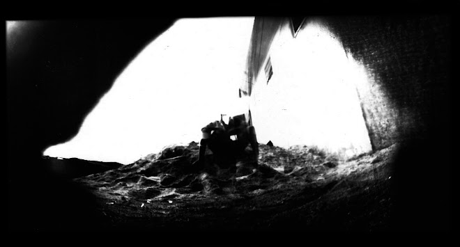 Portrait sur un tas de sable