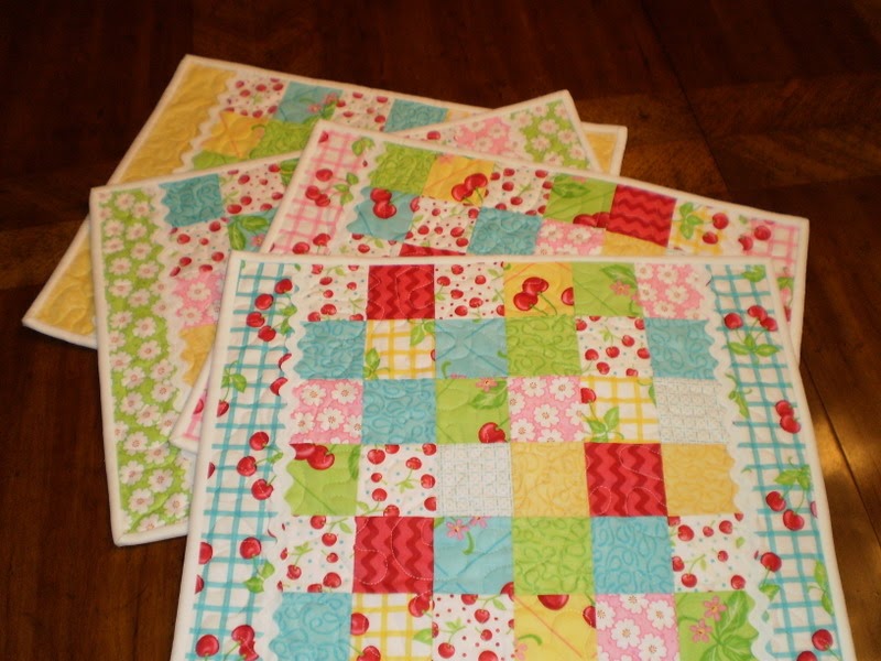 Always In Stitches Jelly Roll Placemat Pattern