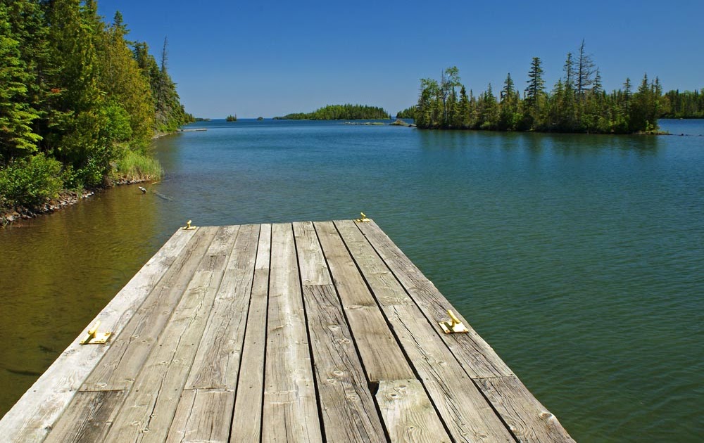 Visiting Isle Royale Dock in Tobin Harbor