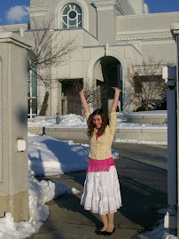 Happy at the Temple