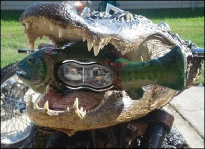 முதலை வடிவில் ஒரு பைக் - வினோத வாகனம் Crocodile-Bike+%283%29