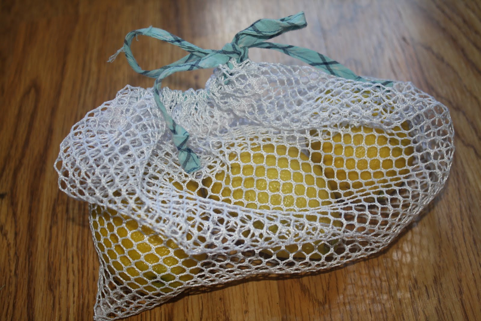 An Apple and a Tree Mesh Produce Bags Tutorial