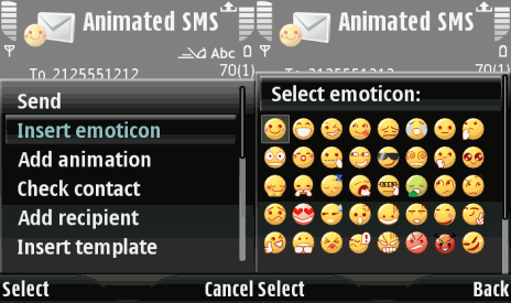 Animated SMS merupakan aplikasi Nokia Symbian s60v3 yang dibuat sebagai pel
