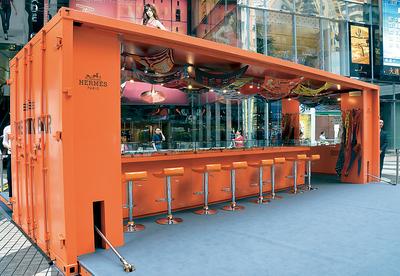 Hermes Opens Silk Bar Pop-Up Diner in NYC - Hermes News