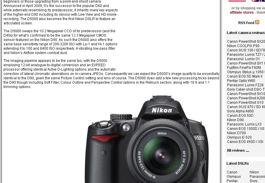 Nikon D40/D40x/D60 Photog Nikon D5000 preview vs Nikon D60 vs Nikon