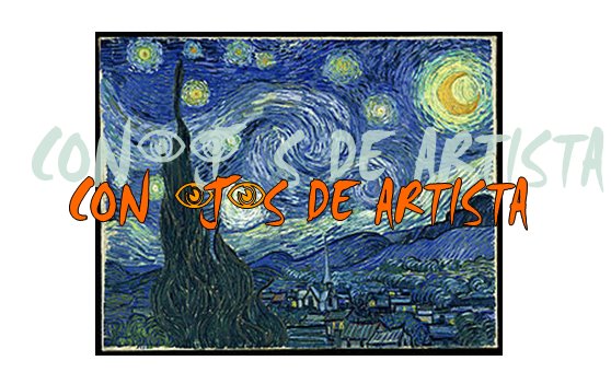 con ojos de artista