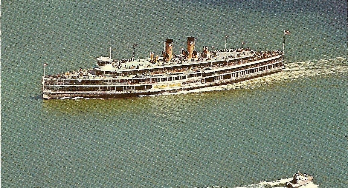 The traveler's drawer The Hudson River Day Line (USA). Ship "Alexander