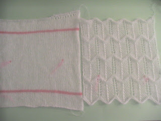 Superba Knitting™: Knitting Machine Hand-Transferred Lace Gauge Swatch  Tutorial. ©Patrick Madden Part 1 of 5