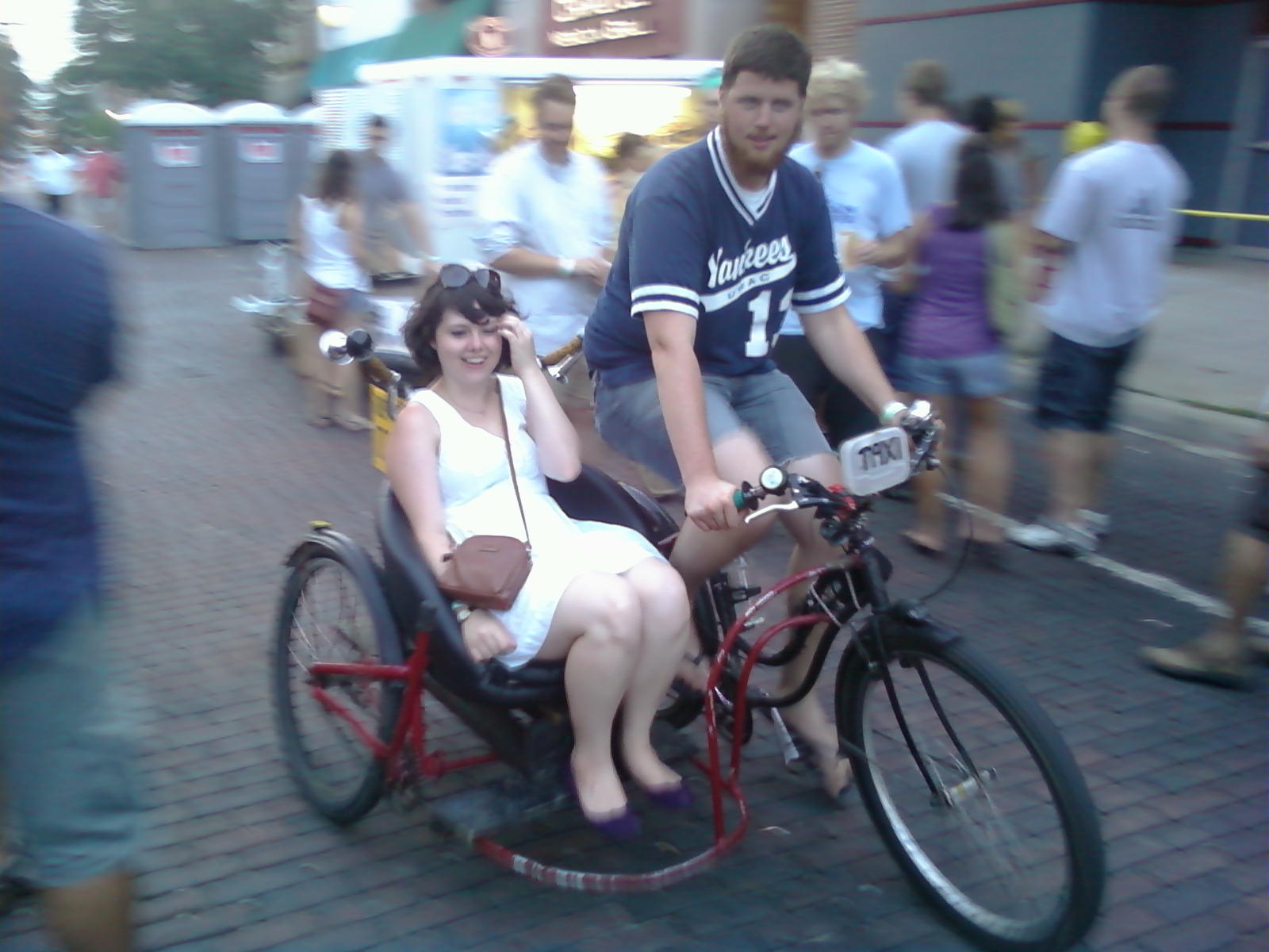 pedal bike with sidecar