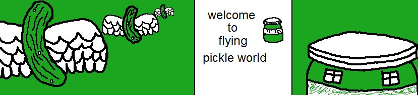 flying pickle world