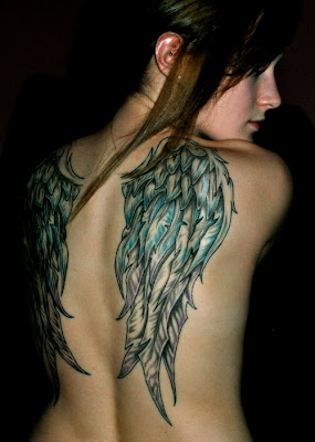 Angel Wigs Tattoo desing