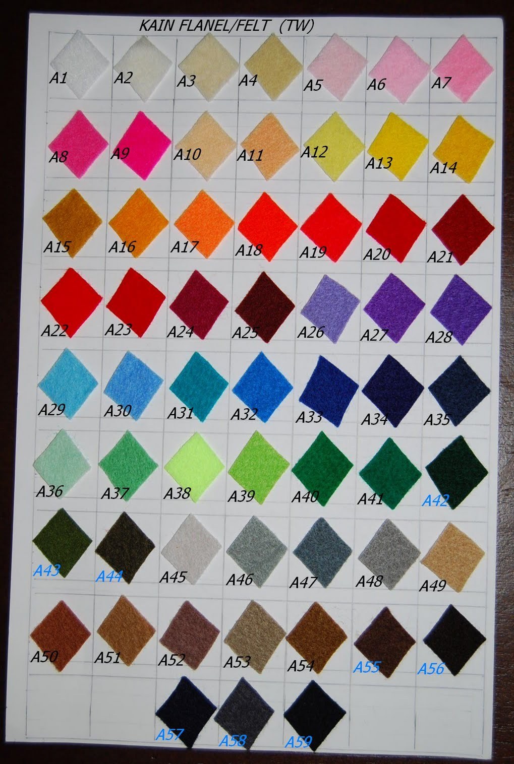 Kain Flanel 100 x 90 cm