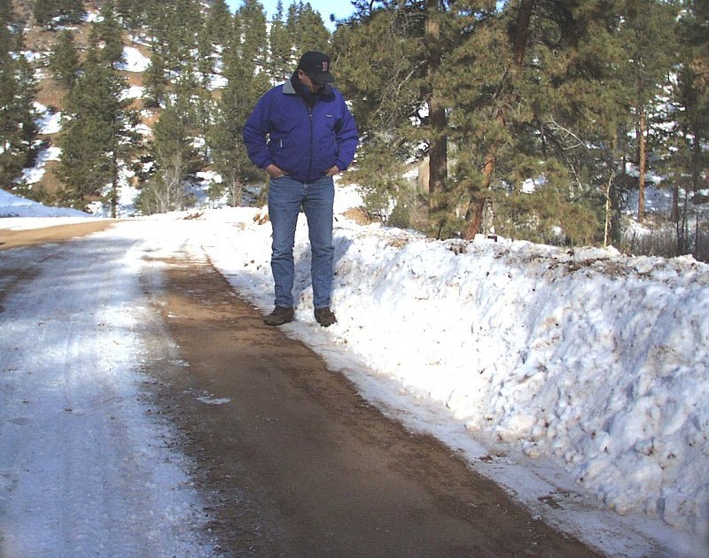 Mr. Verb Snow berm A word I needed!