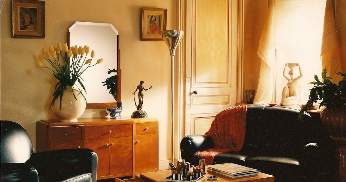 House Home Garden: Living Room - Art Deco