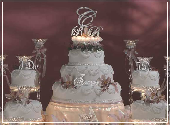 Mirrored Cross Cake Topper Mirrored Cross Cake Topper