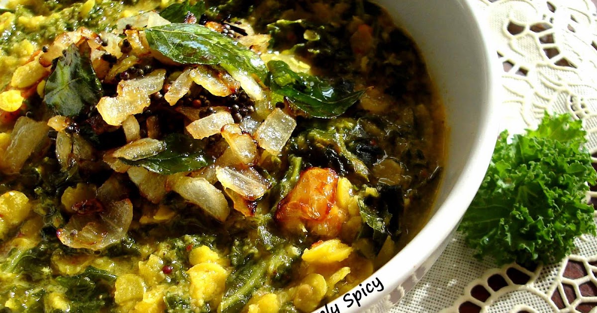 Simply Spicy Kale Dal Curry