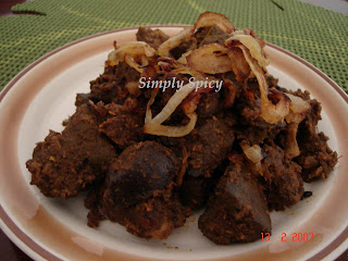 Liver Masala Fry & Curry