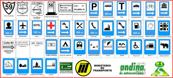MOVILIDAD Y CULTURA VIAL: SEÑALES DE INFORMATIVAS MOVILIDAD Y CULTURA VIAL: SEÑALES DE INFORMATIVAS