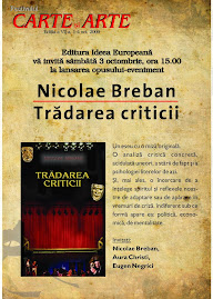 ,,Tradarea criticii" de Nicolae Breban
