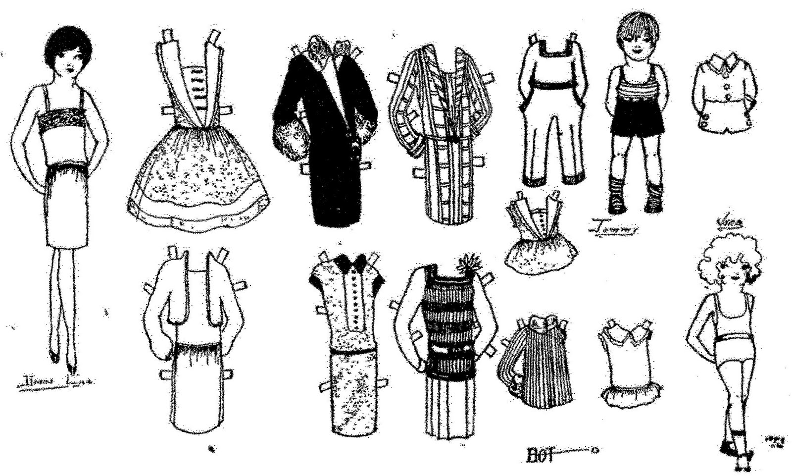 Mostly Paper Dolls Aunt Elsie Paper Doll Club, 1927