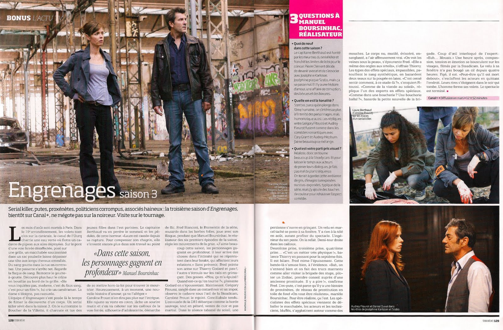 Engrenages, Saison 3, Bande Annonce pisodes 1 2 - YouTube