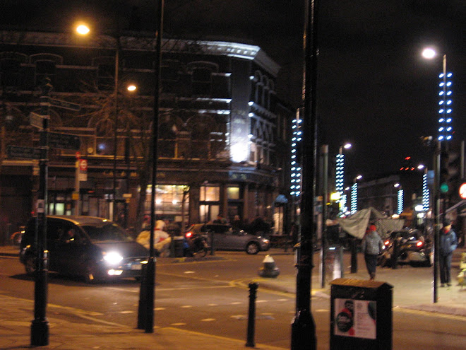 Vista del barrio en frente del parque