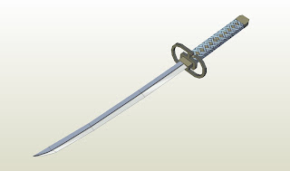 sword japan papercrafts