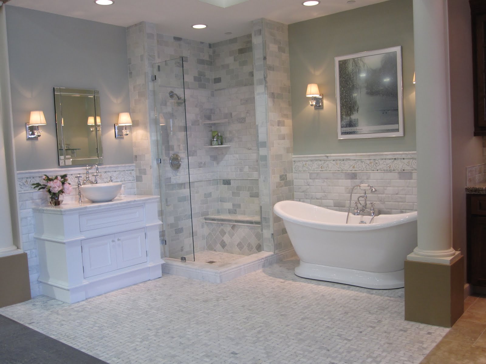 Bathroom Ideas Green Marble Bathroom Tile Bathroom Bathroom Inspiration