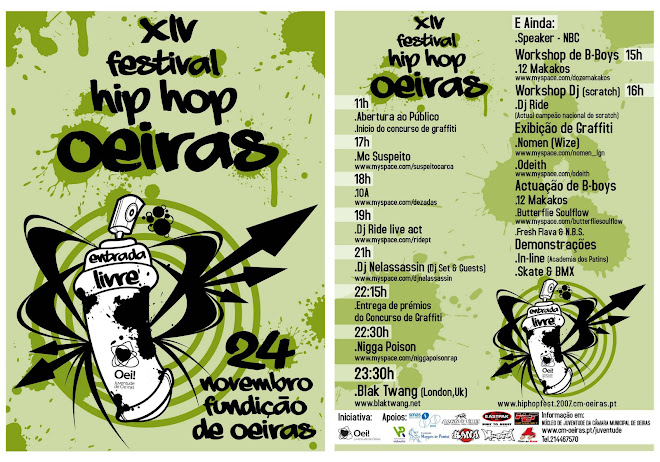 14º FESTIVAL HIP HOP DE OEIRAS 2007