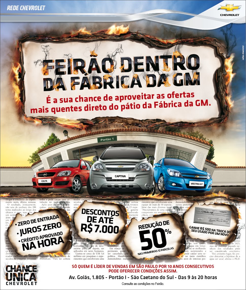FEIRÃO MÓVEL GM AUTOMÓVEIS 