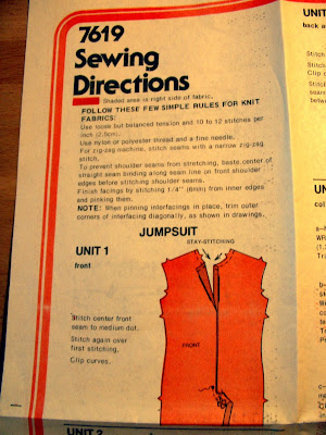 jumpsuit pattern Simplicity 7619