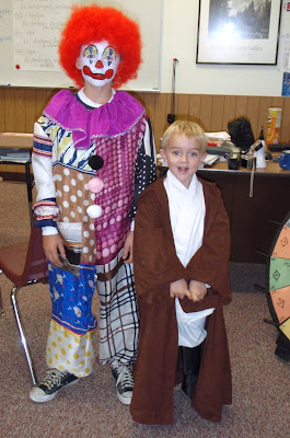 clown and luke skywalker costumes