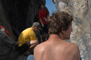Matt Bayliss, Roland Foster, & James Morris checking out 'A Show of Strength'