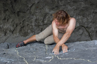 Romaric Vincent on Split Apple Rock