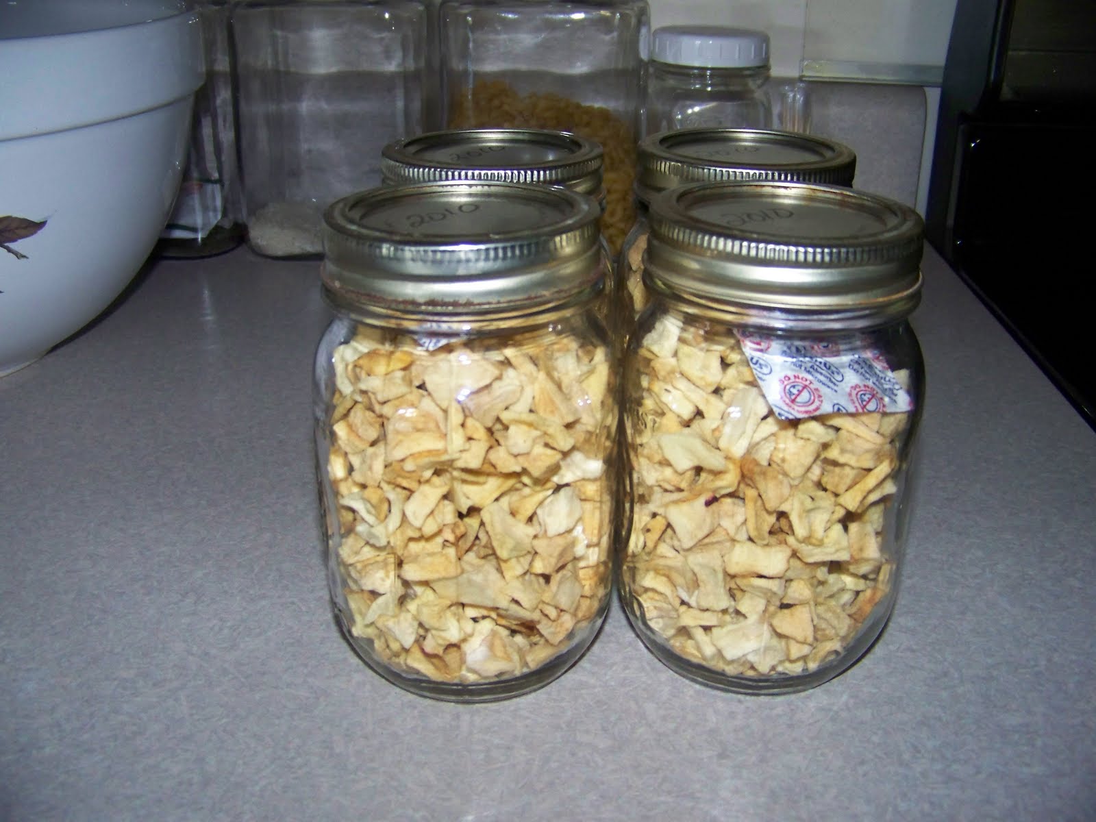 Hickery Holler Farm Dehydrating Apple Chunks