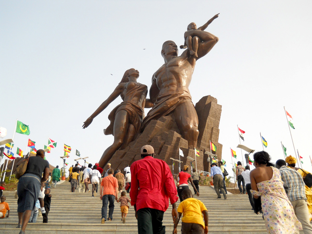 tellabet African Renaissance Monument. Dakar (the capital city of senegal)