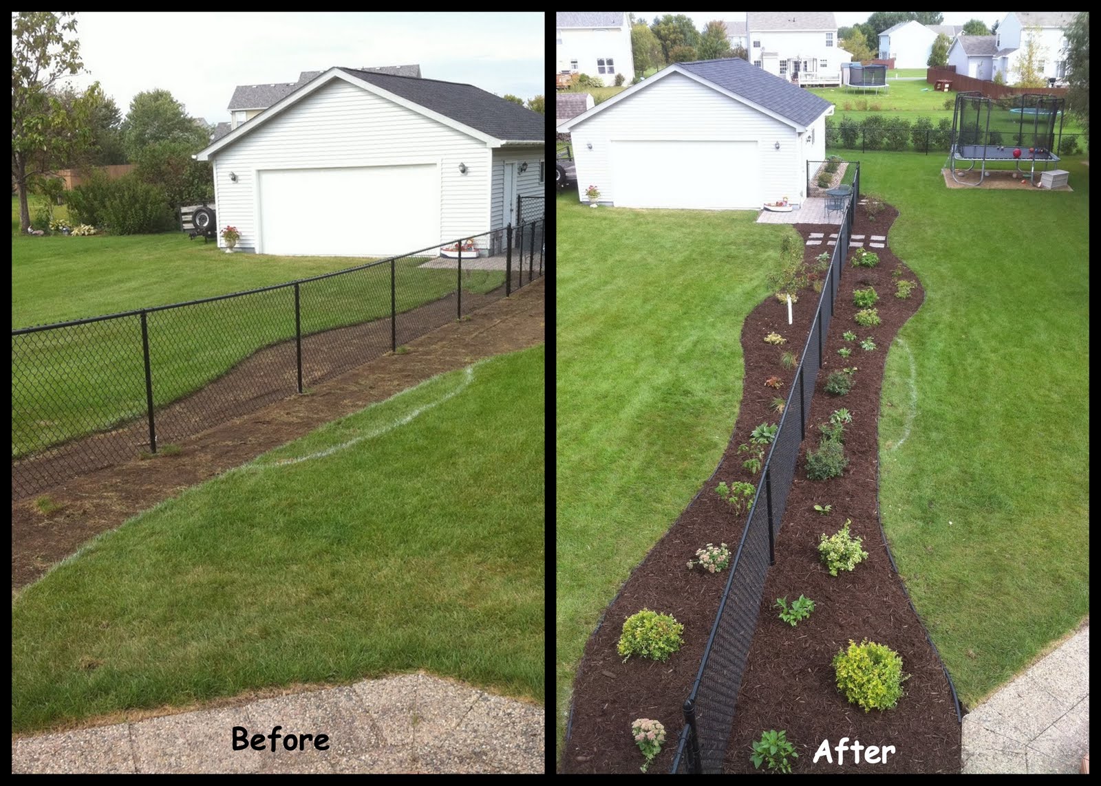 Perfect Image Outdoor Services: Fence Landscaping