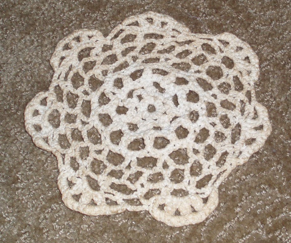 Lipstick and Laundry Dollar Tree Doily Flower Tutorial